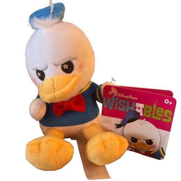 NWT Disney Parks Donald Duck Wishable Micro plush - Picture 2 of 3